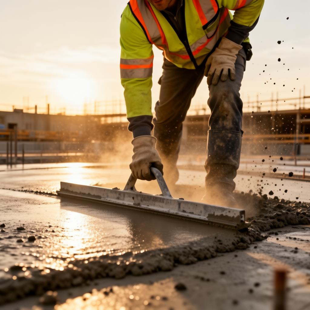Driveway pour
